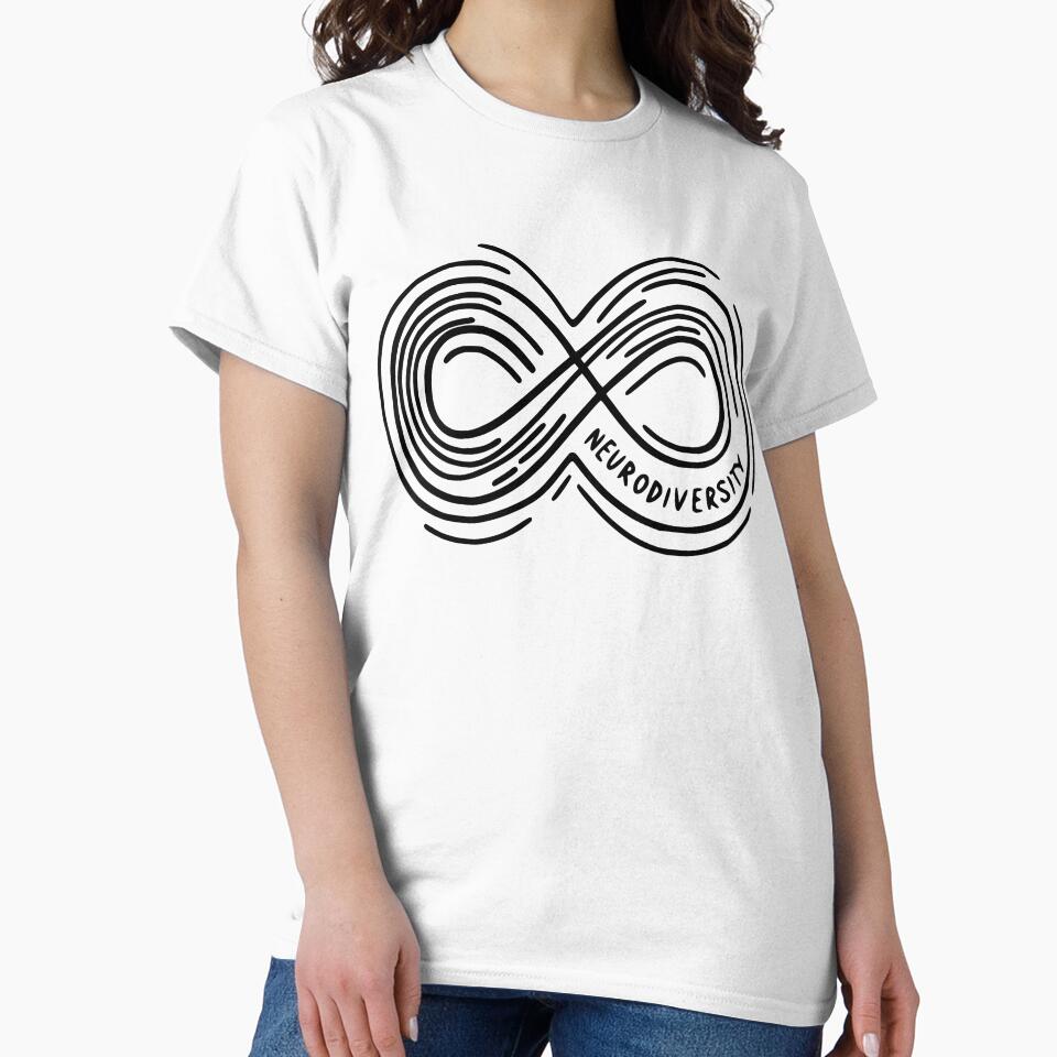 Inclusive Neurodiversity - Black by madebymoonstar T-Shirts, Hoodie, Sweatshirt | BlankRebels.com (Image 2)