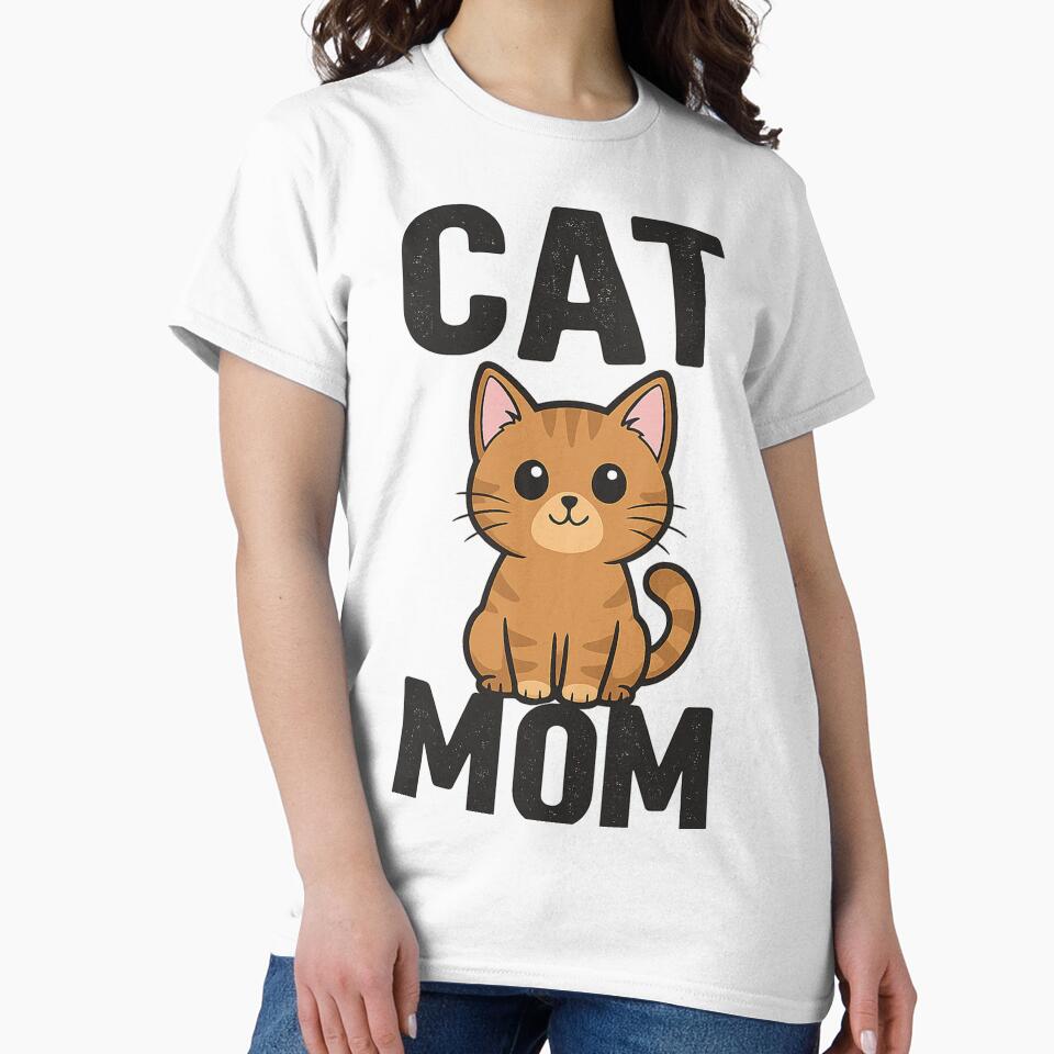 Proud Cat Mom – Fur Mama Vibes Only by Trendy Art T-Shirts, Hoodie, Sweatshirt | BlankRebels.com (Image 2)