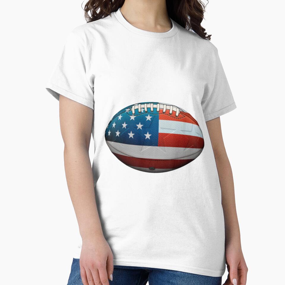 Football America's Favorite Pastime Sports by Rowena Jones T-Shirts, Hoodie, Sweatshirt | BlankRebels.com (Image 2)