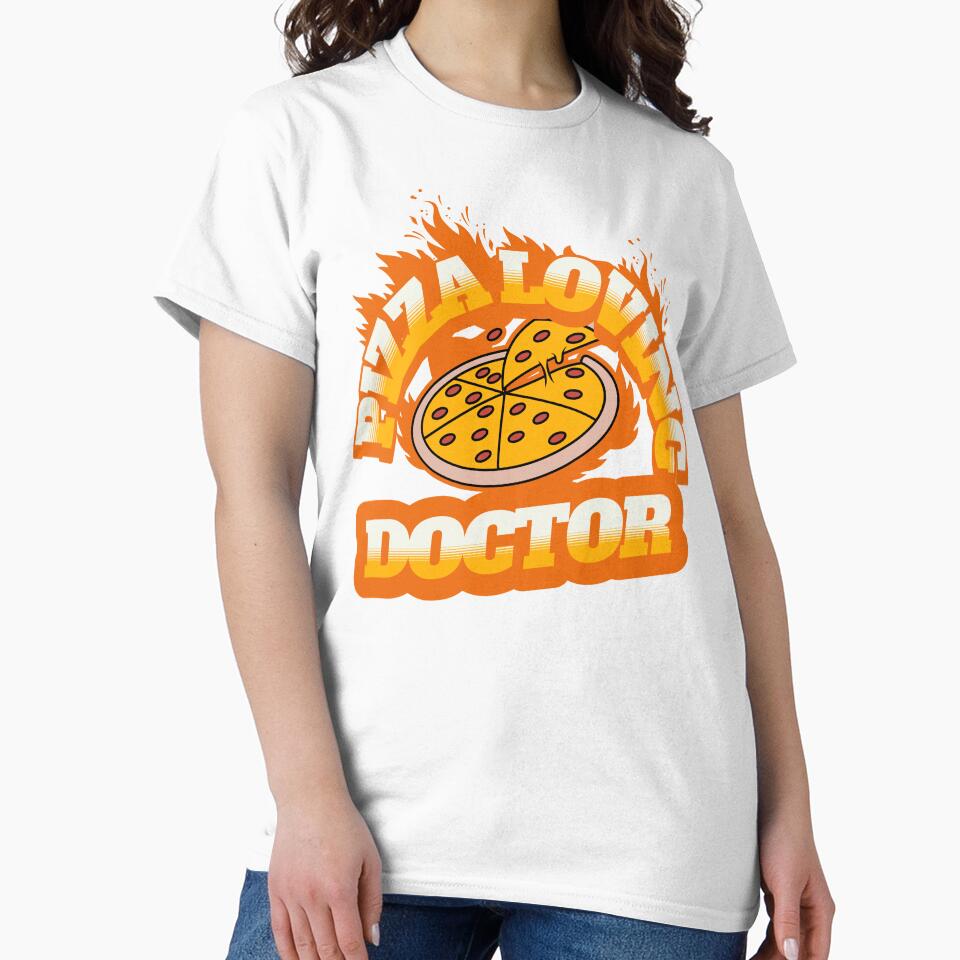 Pizza Loving Doctor by NuttySqueaky T-Shirts, Hoodie, Sweatshirt | BlankRebels.com (Image 2)