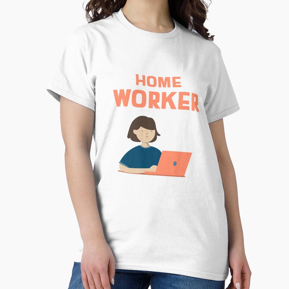 Home Worker by HappyFunnyTees T-Shirts, Hoodie, Sweatshirt | BlankRebels.com (Image 2)