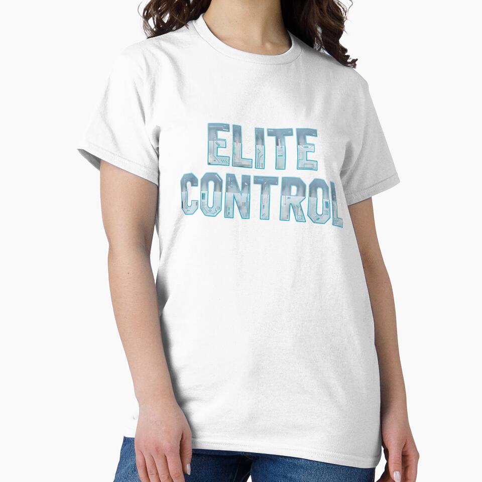 Elite Control – Competitive Gamer Typography Design by VireonTees