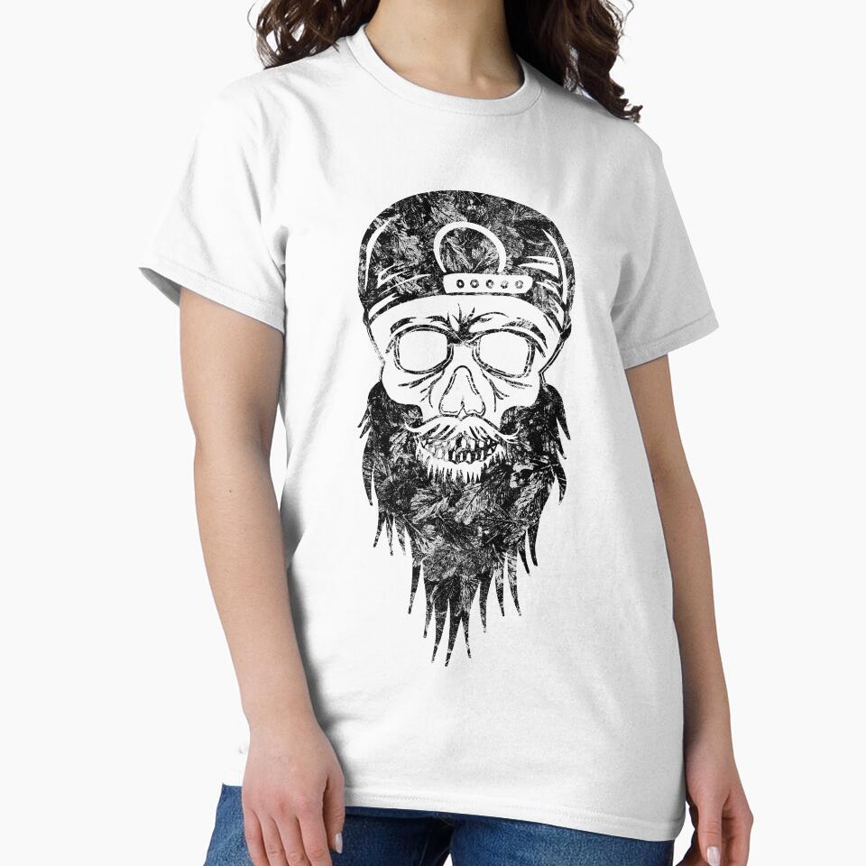 Dark leaves in darkest skies cool beard hat skull by TitaCris T-Shirts, Hoodie, Sweatshirt | BlankRebels.com (Image 2)