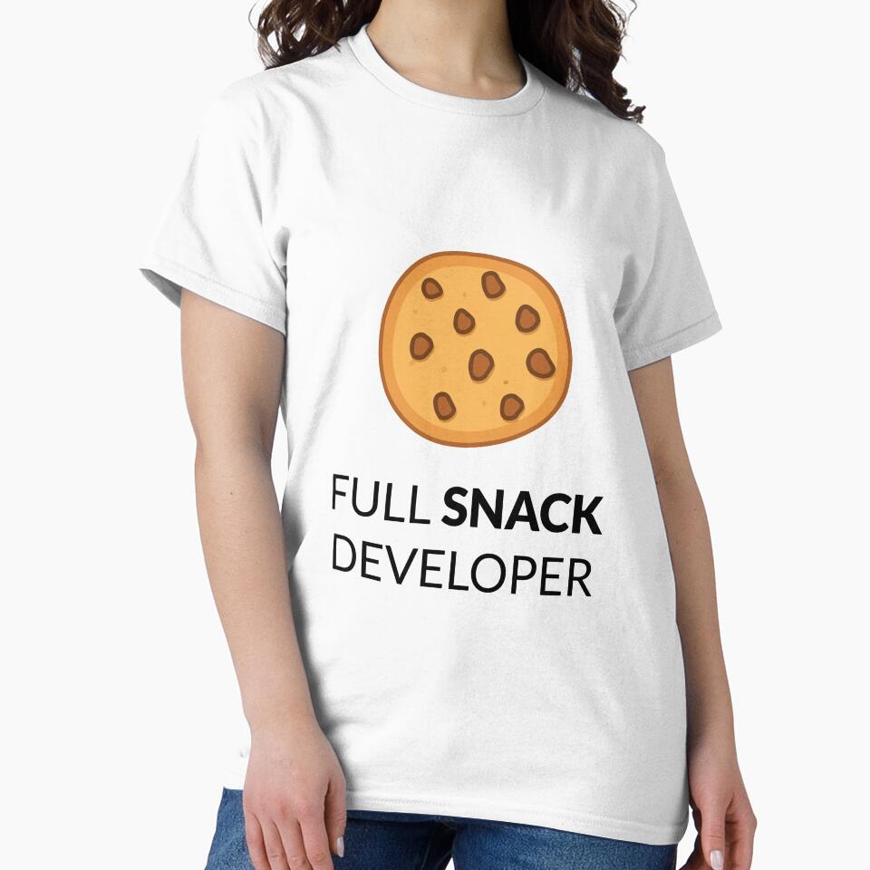 Full Snack Developer by stackovercool T-Shirts, Hoodie, Sweatshirt | BlankRebels.com (Image 2)
