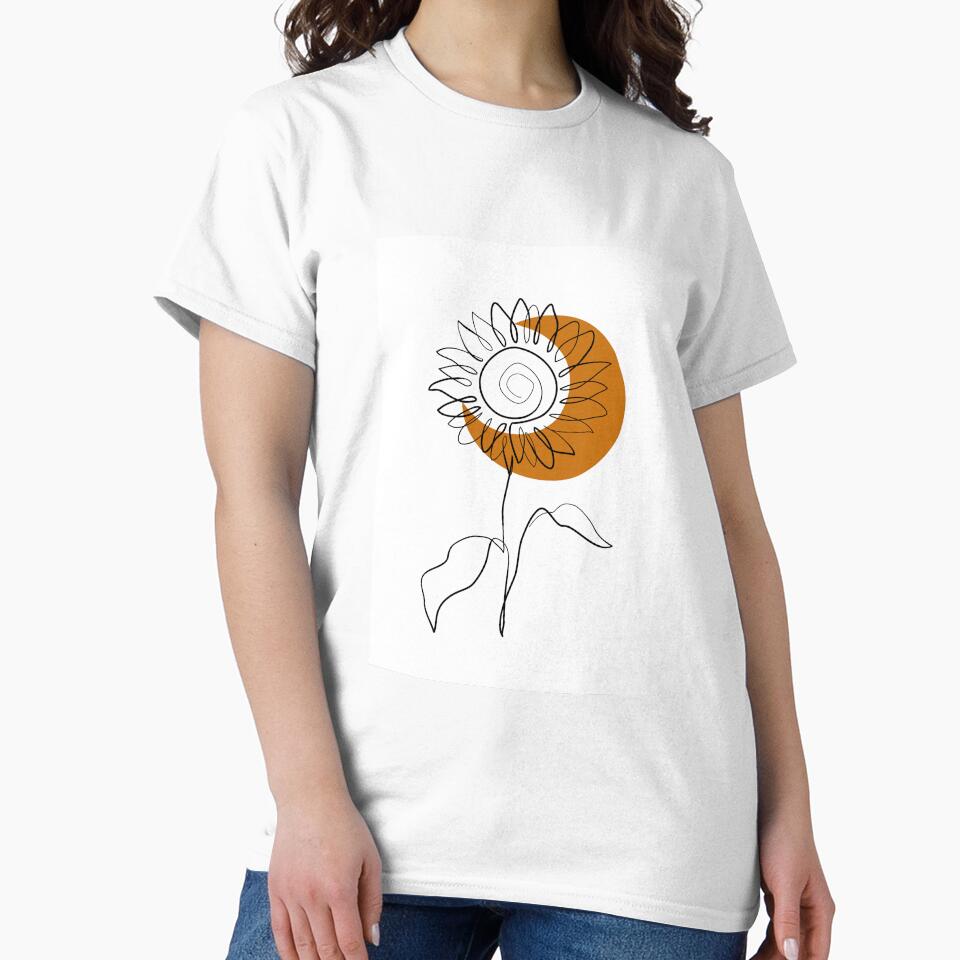 Moon and Sun - Minimal line art by InspiRin T-Shirts, Hoodie, Sweatshirt | BlankRebels.com (Image 2)