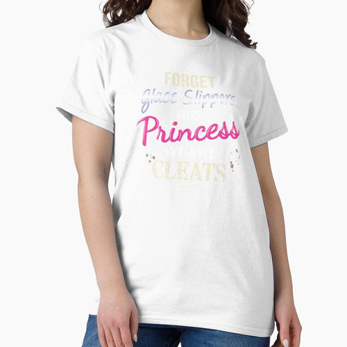 'Forget Glass Slippers…This Princess Wears Cleats' (Black) by The Button Gal