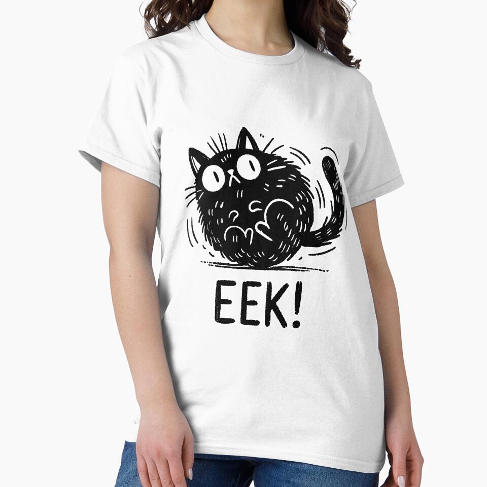 Cat EEK! by Thak24 T-Shirts, Hoodie, Sweatshirt | BlankRebels.com (Image 2)