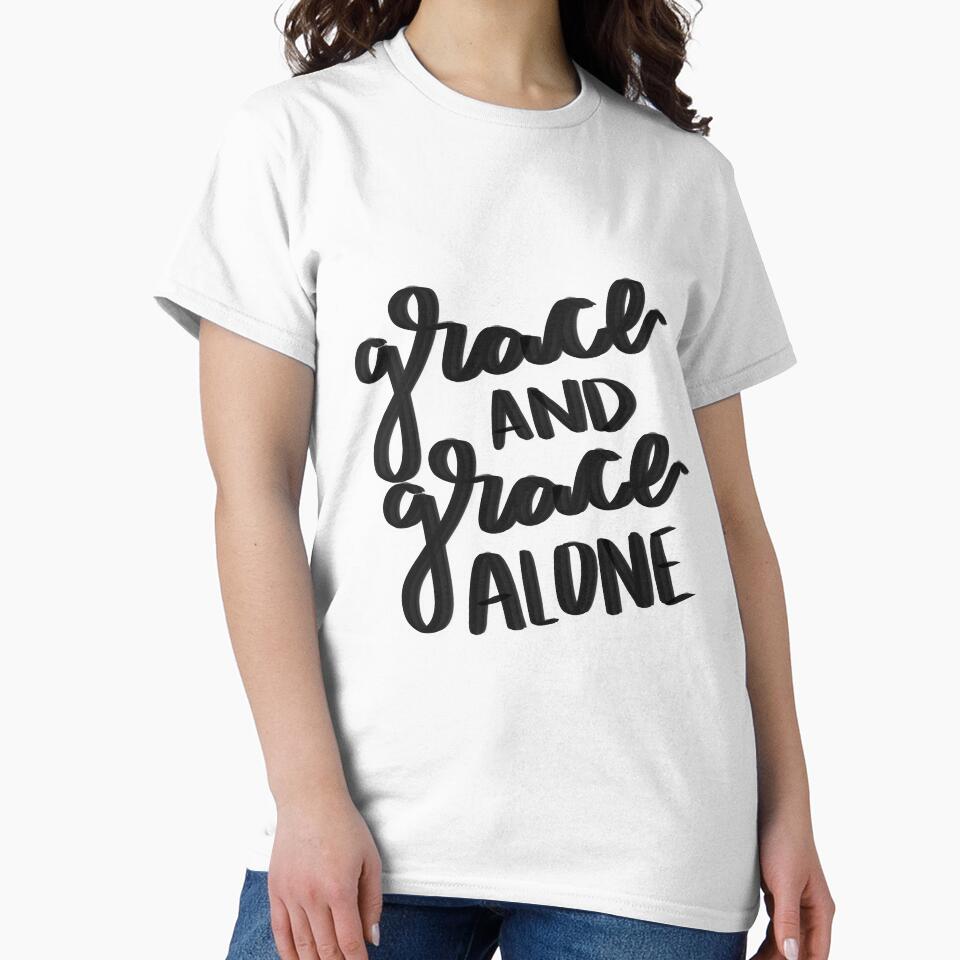 Grace Alone by Egodcounseling T-Shirts, Hoodie, Sweatshirt | BlankRebels.com (Image 2)