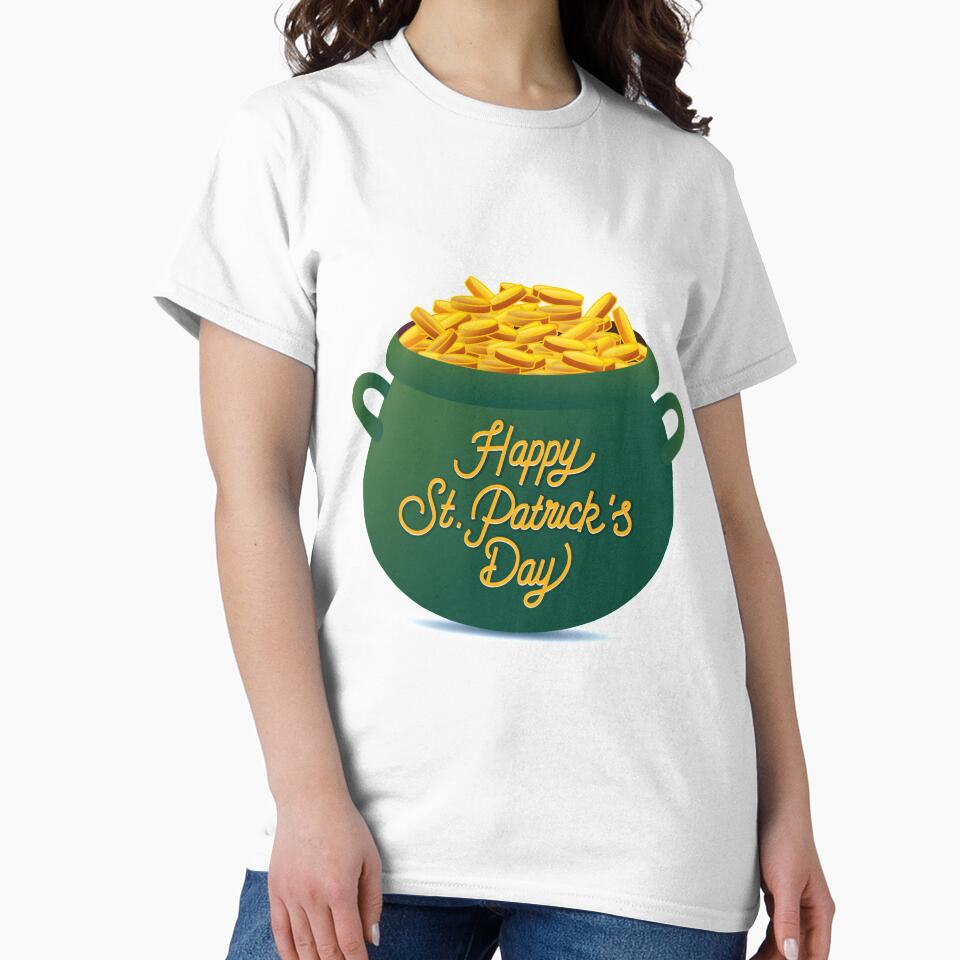 St. Patrick's Day - a pot of gold by Yarkos T-Shirts, Hoodie, Sweatshirt | BlankRebels.com (Image 2)