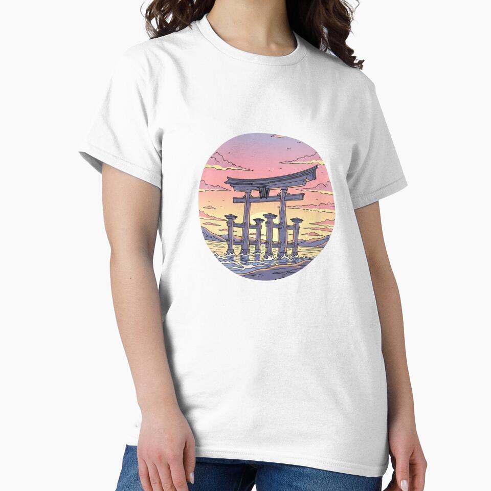 a unique sunset in Japan by Black Sorrow T-Shirts, Hoodie, Sweatshirt | BlankRebels.com (Image 2)