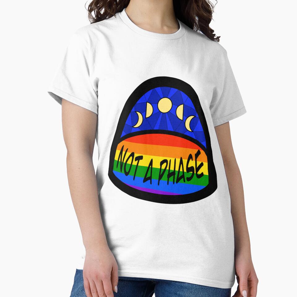 Not A Phase Pride by CuriousRune T-Shirts, Hoodie, Sweatshirt | BlankRebels.com (Image 2)