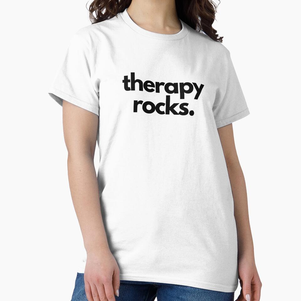 Therapy Rocks. by spanningtime T-Shirts, Hoodie, Sweatshirt | BlankRebels.com (Image 2)