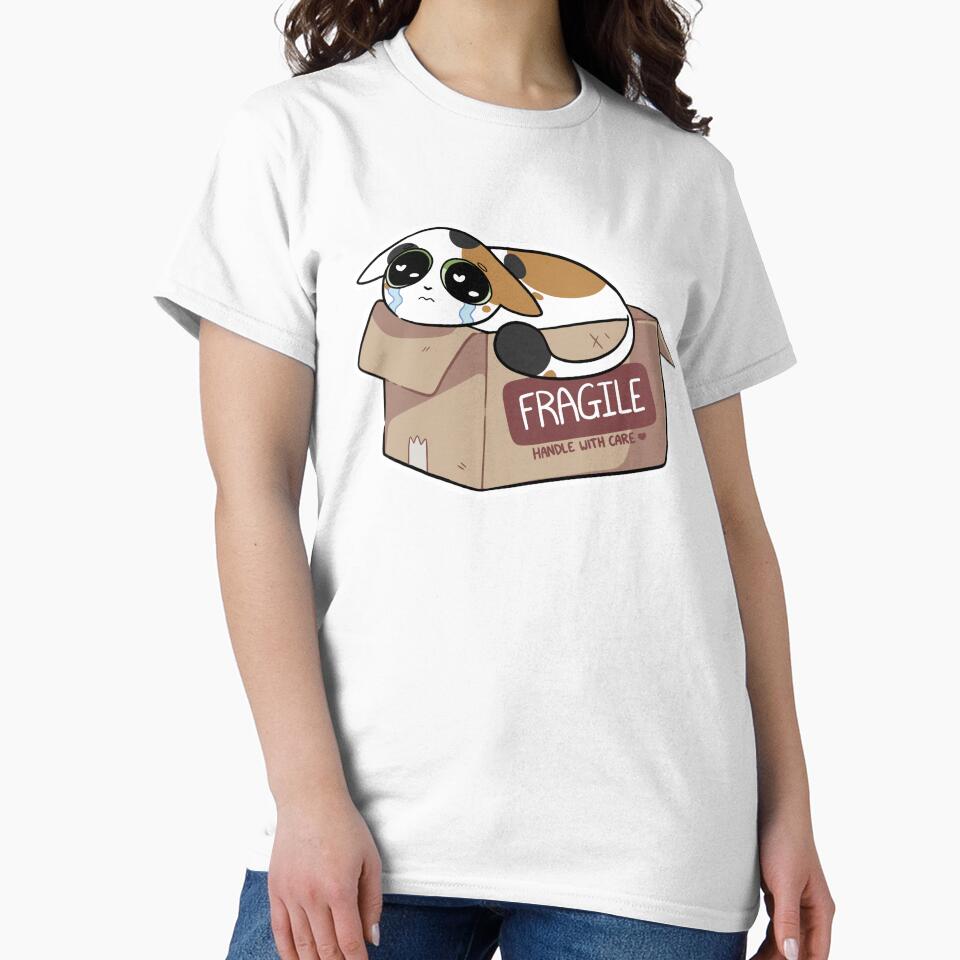 Fragile Handle with Care! (calico cat) by sarakayy