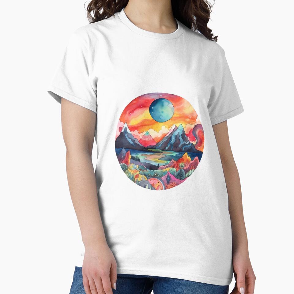 Dream Lite Sunset by zoehbell T-Shirts, Hoodie, Sweatshirt | BlankRebels.com (Image 2)