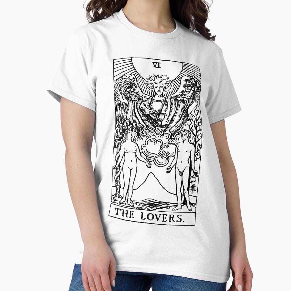 The Lovers Tarot in black by winterwinter T-Shirts, Hoodie, Sweatshirt | BlankRebels.com (Image 2)