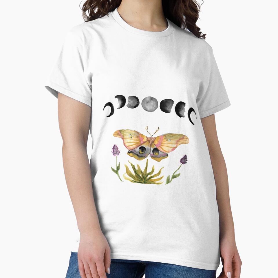 Moon Moth by Hannah Graff T-Shirts, Hoodie, Sweatshirt | BlankRebels.com (Image 2)