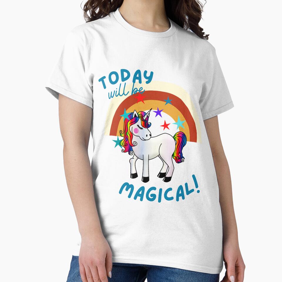 Today will be magical-unicorn coloring pages by Desibeau T-Shirts, Hoodie, Sweatshirt | BlankRebels.com (Image 2)