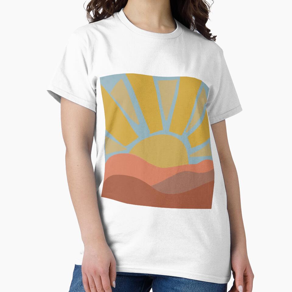 sunset design by marthaeast T-Shirts, Hoodie, Sweatshirt | BlankRebels.com (Image 2)
