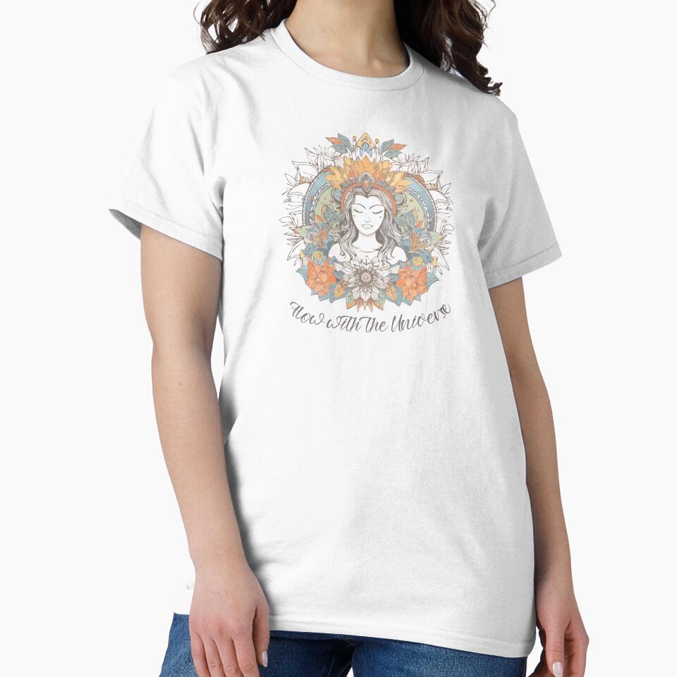 Flow with the universe by Ganeshirt T-Shirts, Hoodie, Sweatshirt | BlankRebels.com (Image 2)