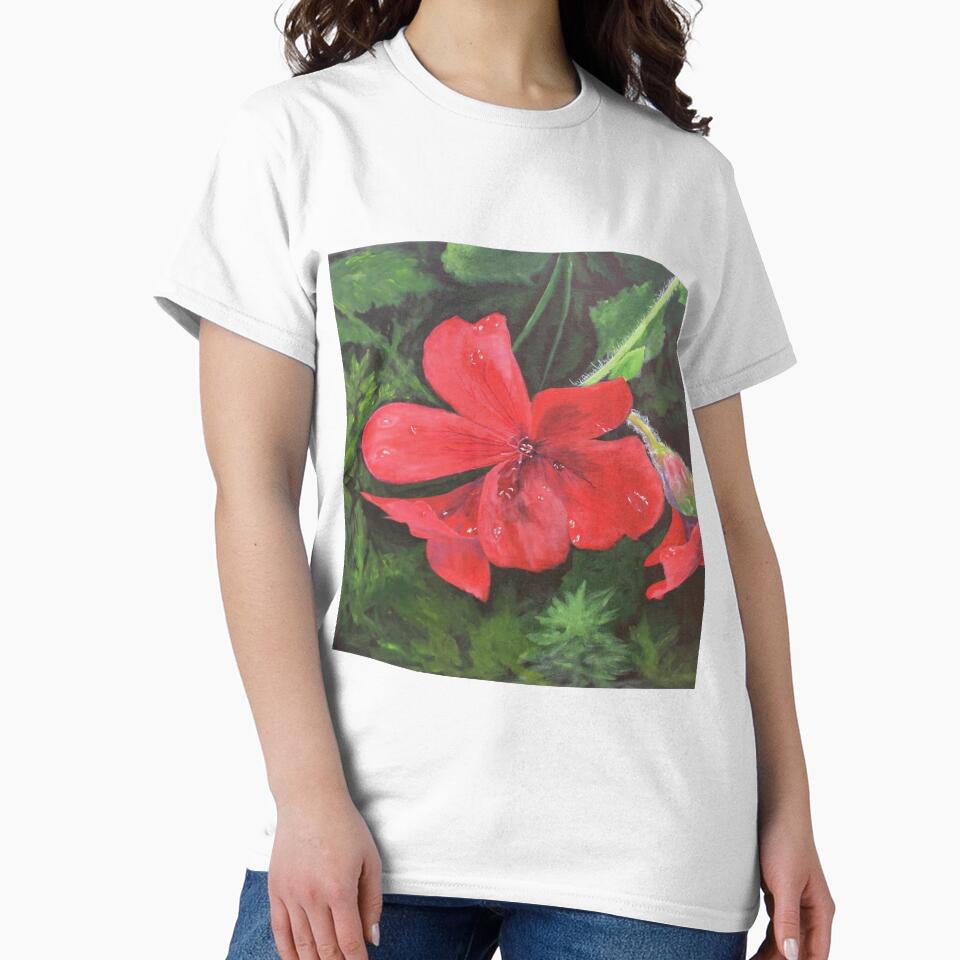 Red Flower by Robert Clark T-Shirts, Hoodie, Sweatshirt | BlankRebels.com (Image 2)