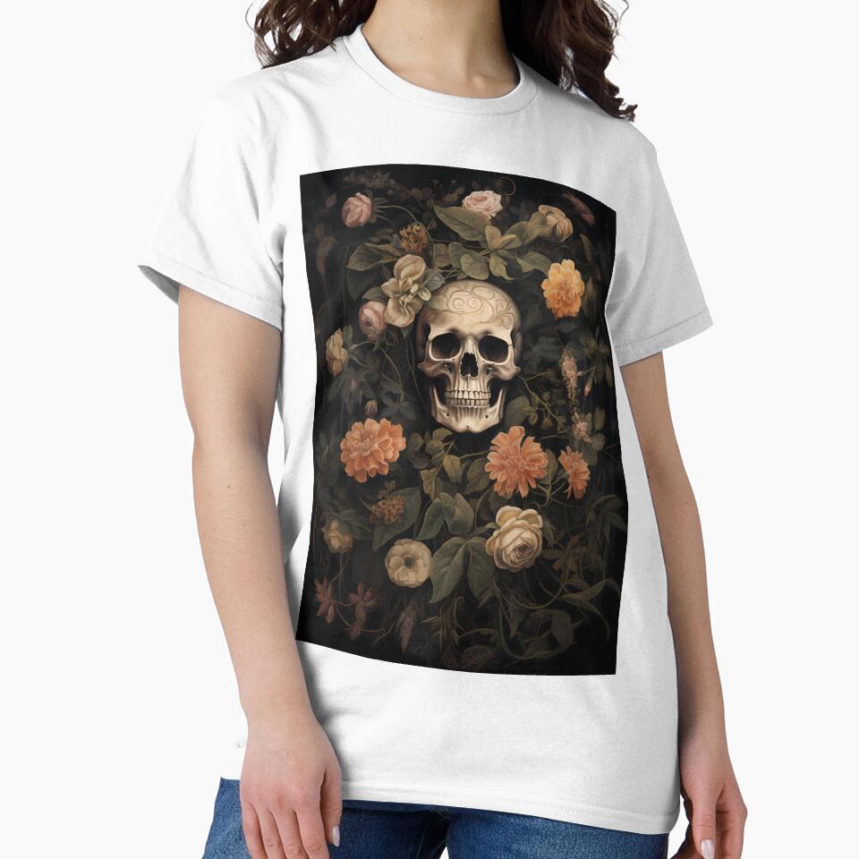 Emerging from death dark academia gothic cottagecore decor by Mehak  Khan T-Shirts, Hoodie, Sweatshirt |... (Image 2)