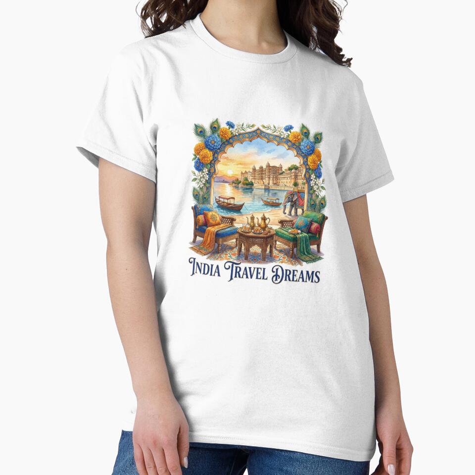 India Travel Dreams by DucksAbducted T-Shirts, Hoodie, Sweatshirt | BlankRebels.com (Image 2)
