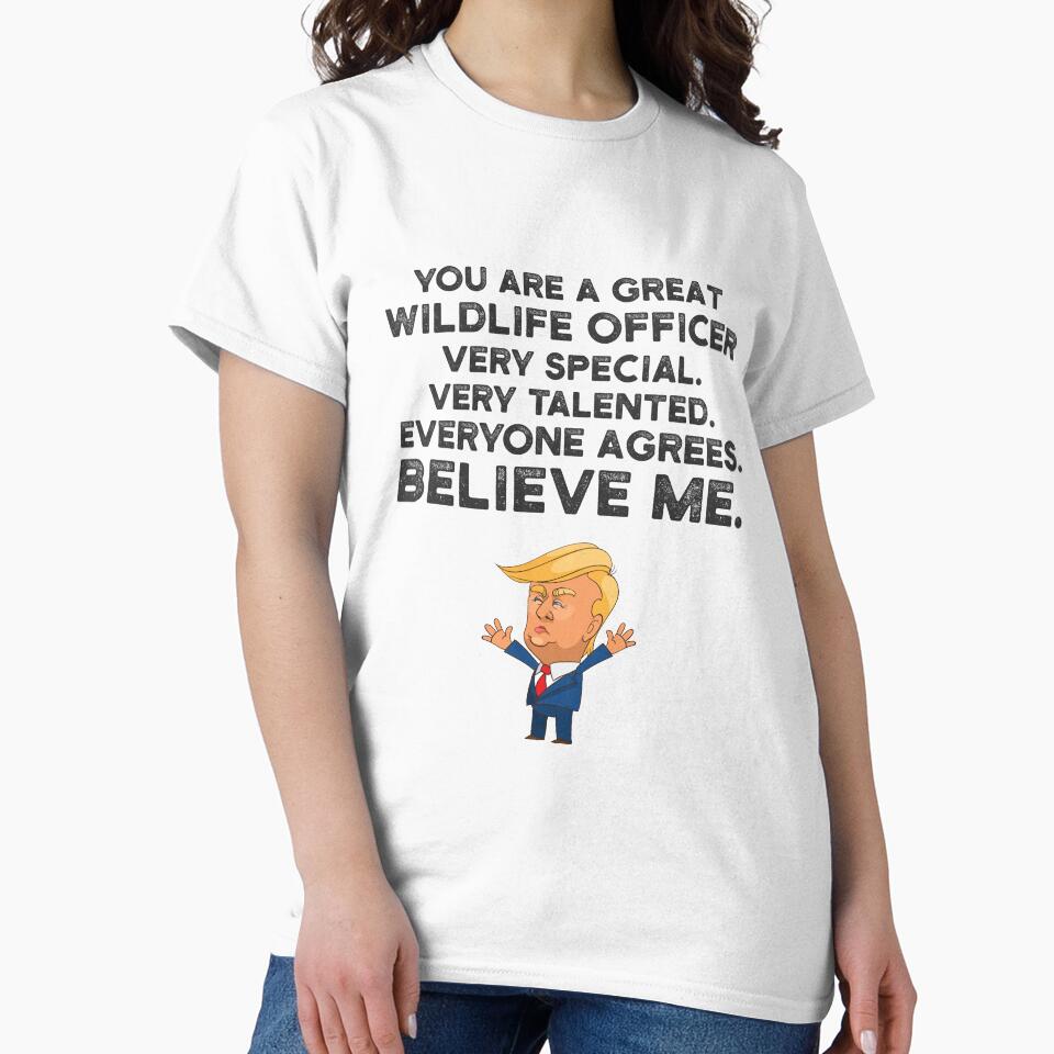 Wildlife Officer Funny Trump by UneDesigns T-Shirts, Hoodie, Sweatshirt | BlankRebels.com (Image 2)