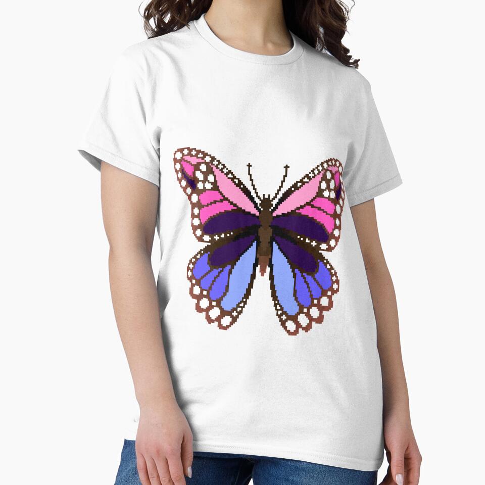 Omni Pride Butterfly by MetallicWings15 T-Shirts, Hoodie, Sweatshirt | BlankRebels.com (Image 2)