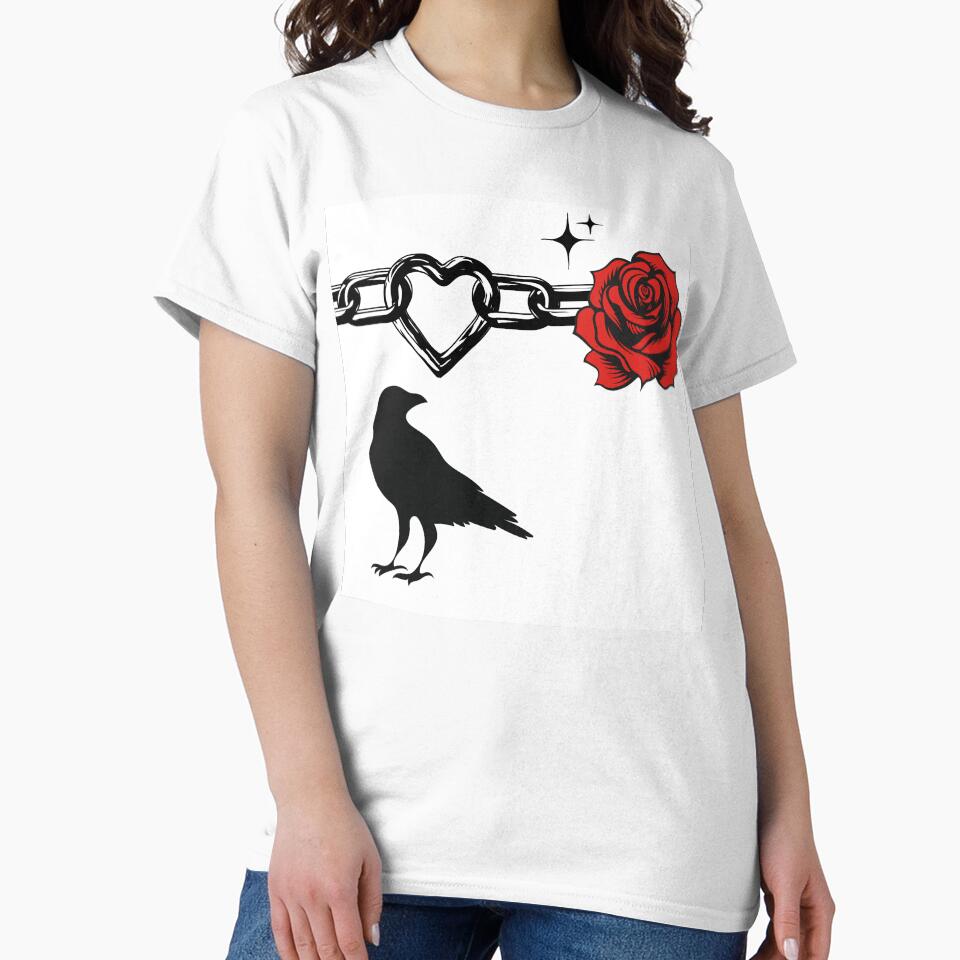 Raven & Rose Enchantment by NettaArts T-Shirts, Hoodie, Sweatshirt | BlankRebels.com (Image 2)