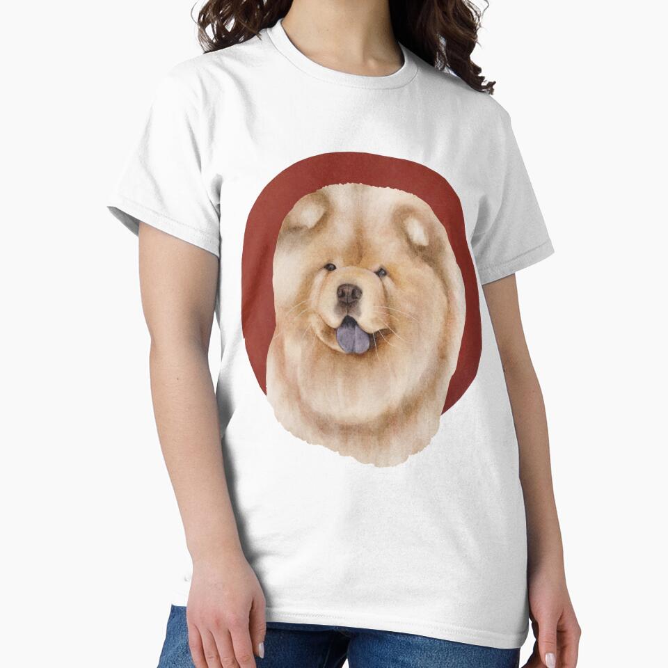 Tongue Out Chow Chow (Large Print) by Myloveforpets T-Shirts, Hoodie, Sweatshirt | BlankRebels.com (Image 2)