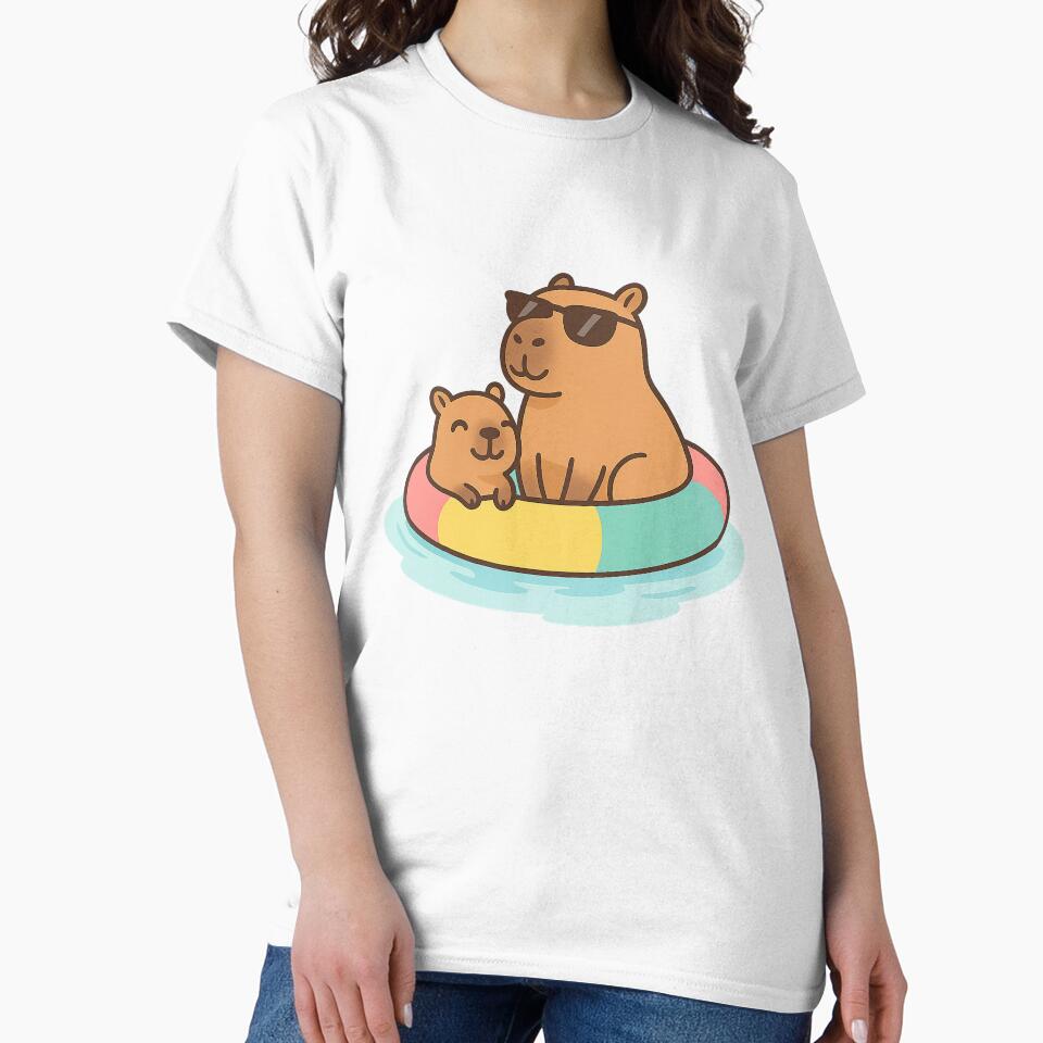 Chill Capybara Poolday by TheCapyLife T-Shirts, Hoodie, Sweatshirt | BlankRebels.com (Image 2)