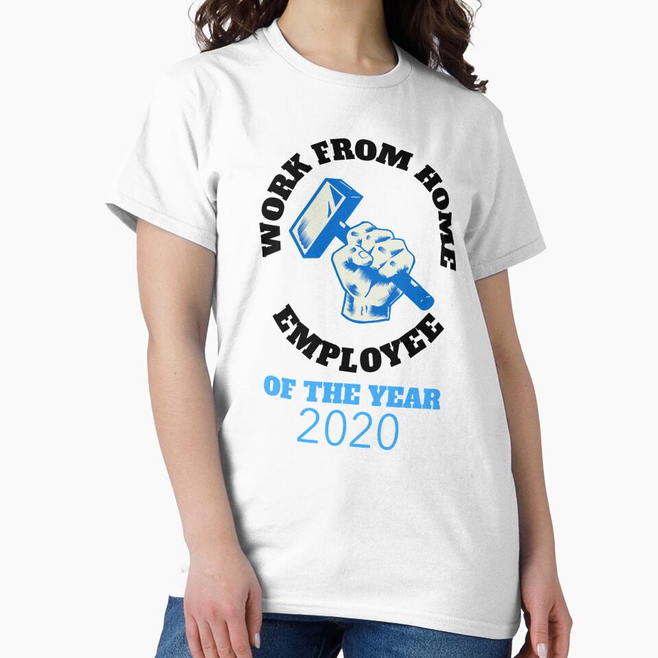 Cool Work From Home Employee Of The Year by YourEssentials T-Shirts, Hoodie, Sweatshirt | BlankRebels.com (Image 2)