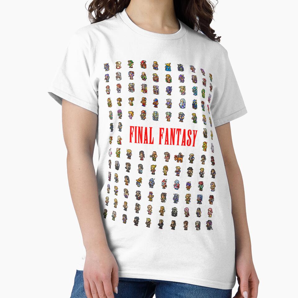 Final Fantasy Sprites through the ages by KewlZidane