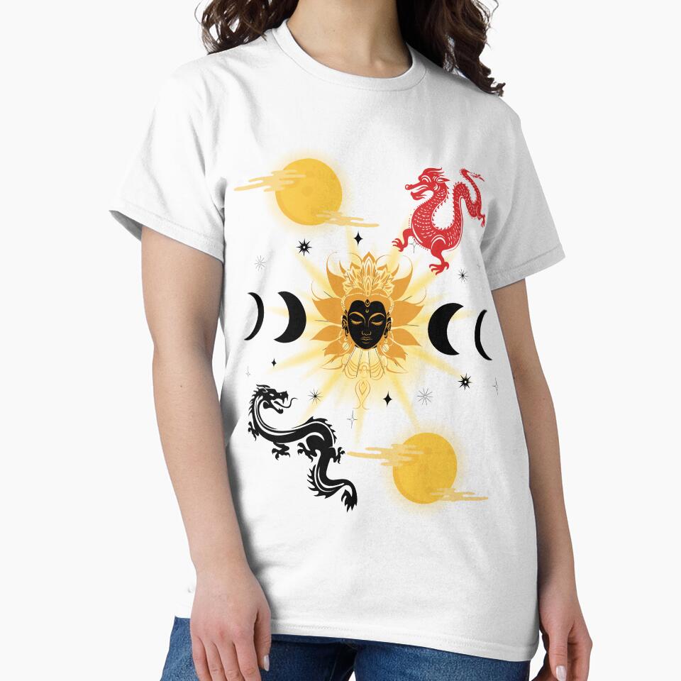 MYSTIC LUNAR GODDESS by stickersrafisa T-Shirts, Hoodie, Sweatshirt | BlankRebels.com (Image 2)