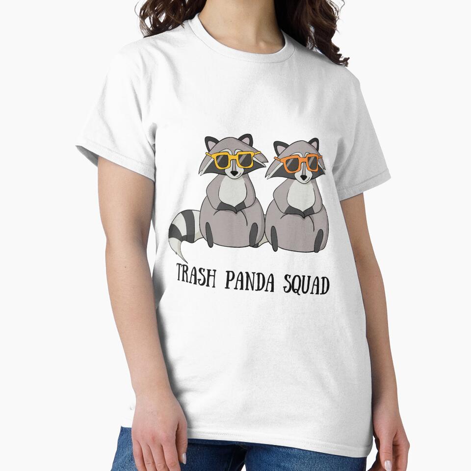 Trash Panda Squad- Funny Raccoon  Gift by DreamyPanda T-Shirts, Hoodie, Sweatshirt | BlankRebels.com (Image 2)