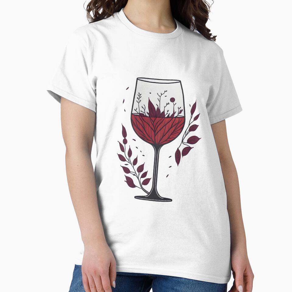 Aesthetic Boho Wine Glass by Cravio