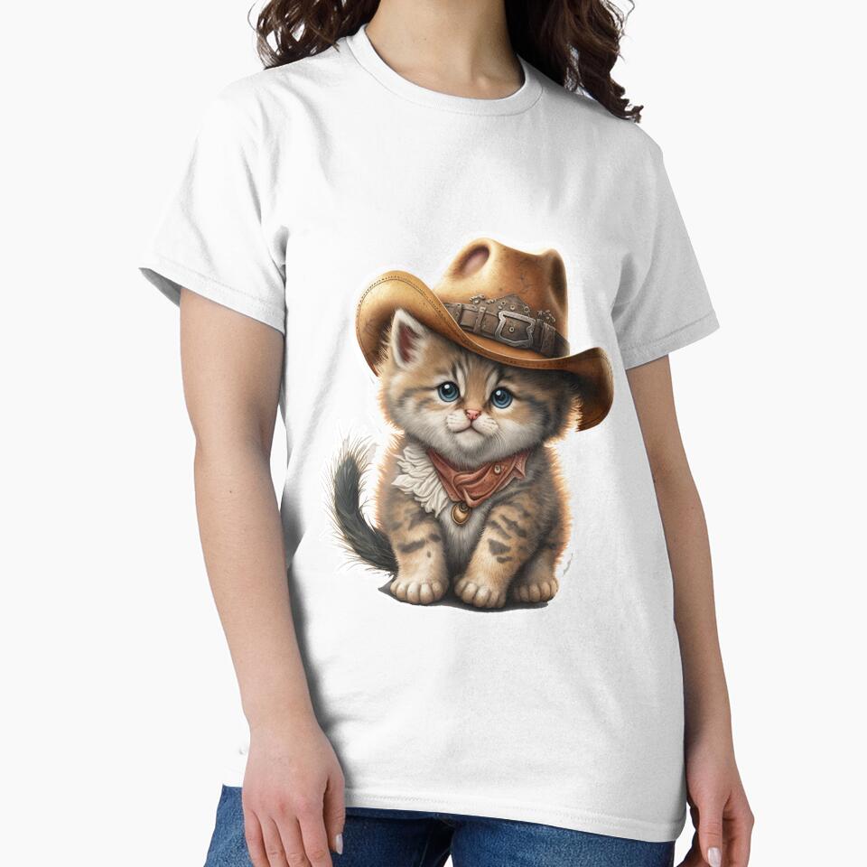 cowboy cat by Ahmed farouk T-Shirts, Hoodie, Sweatshirt | BlankRebels.com (Image 2)