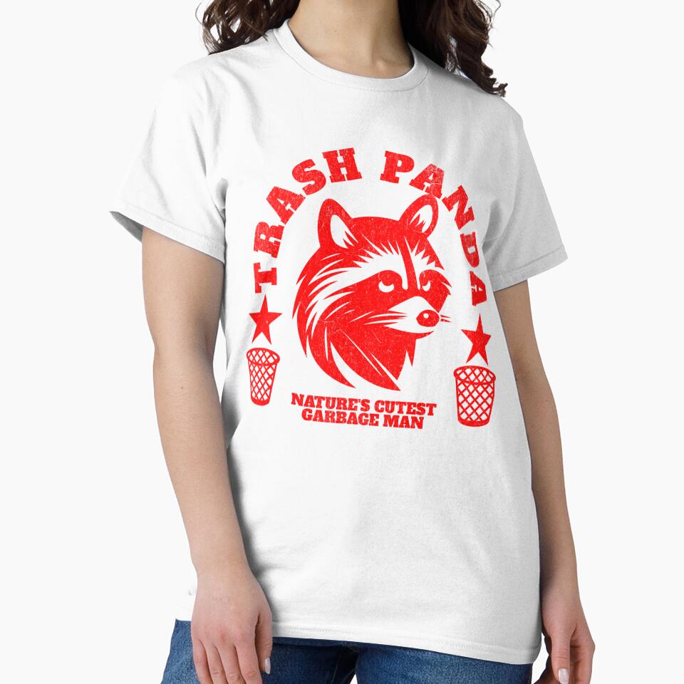 Copy of Raccoon trash panda ironic college seal parody red by DisgustangCO T-Shirts, Hoodie, Sweatshirt (Image 2)