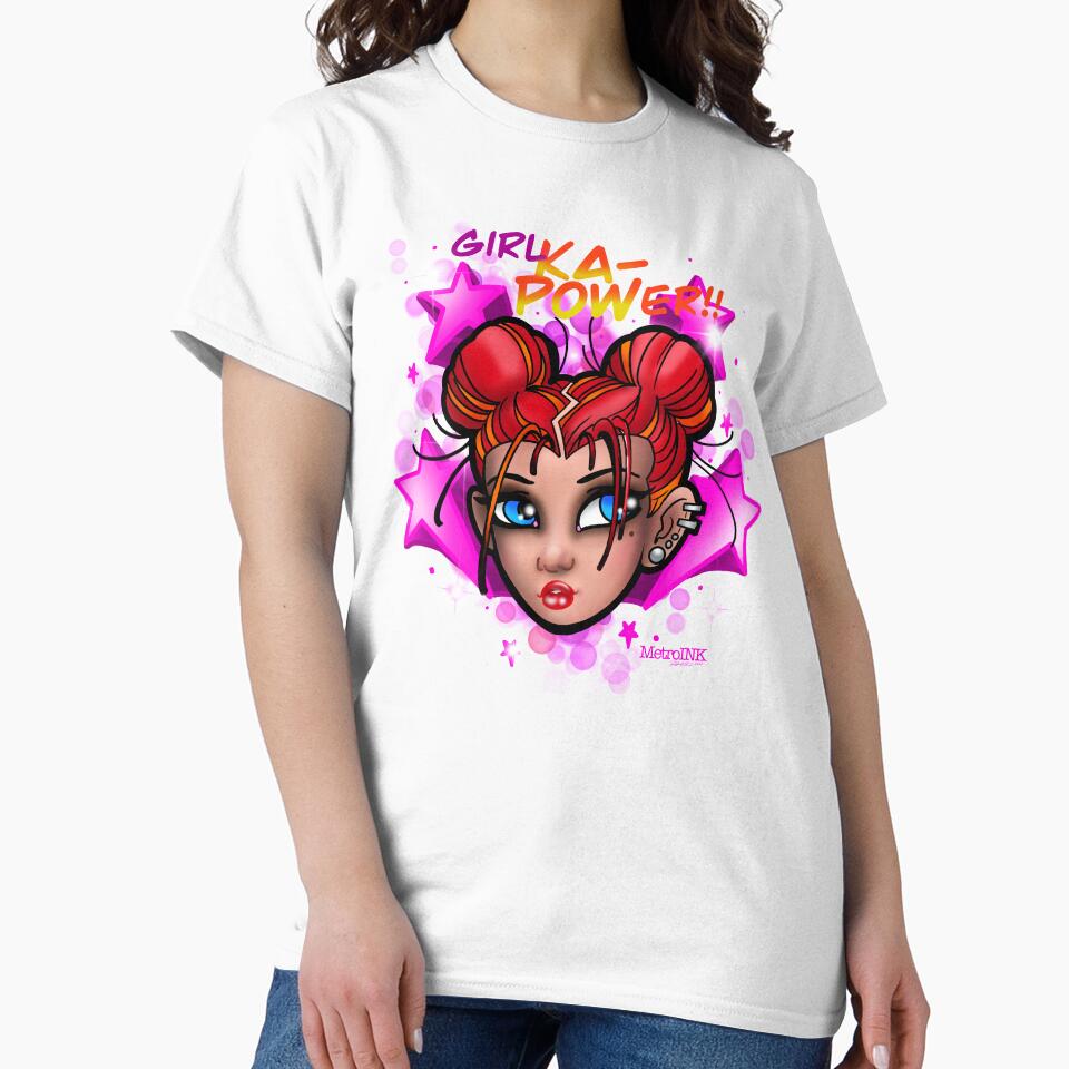 Girl KA-POWer!! by MetroInk T-Shirts, Hoodie, Sweatshirt | BlankRebels.com (Image 2)