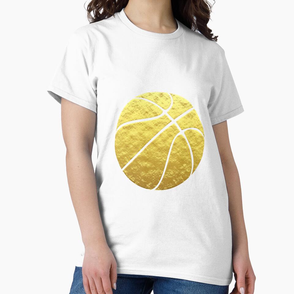 Abstract Basketball Design - Motivational Sports - Yellow Gold by Gaming x Sports T-Shirts, Hoodie, Sweatshirt (Image 2)