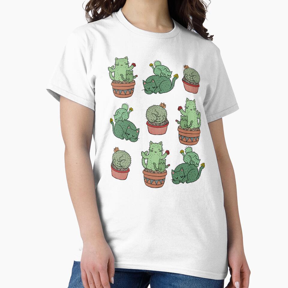Cactus Cats by dcrownfield T-Shirts, Hoodie, Sweatshirt | BlankRebels.com (Image 2)