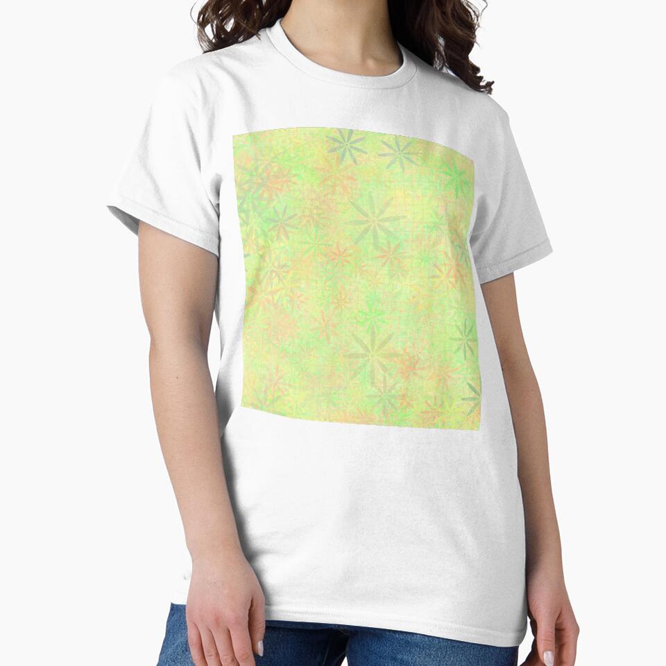 Green Flower Burst Abstract Art by samejane T-Shirts, Hoodie, Sweatshirt | BlankRebels.com (Image 2)