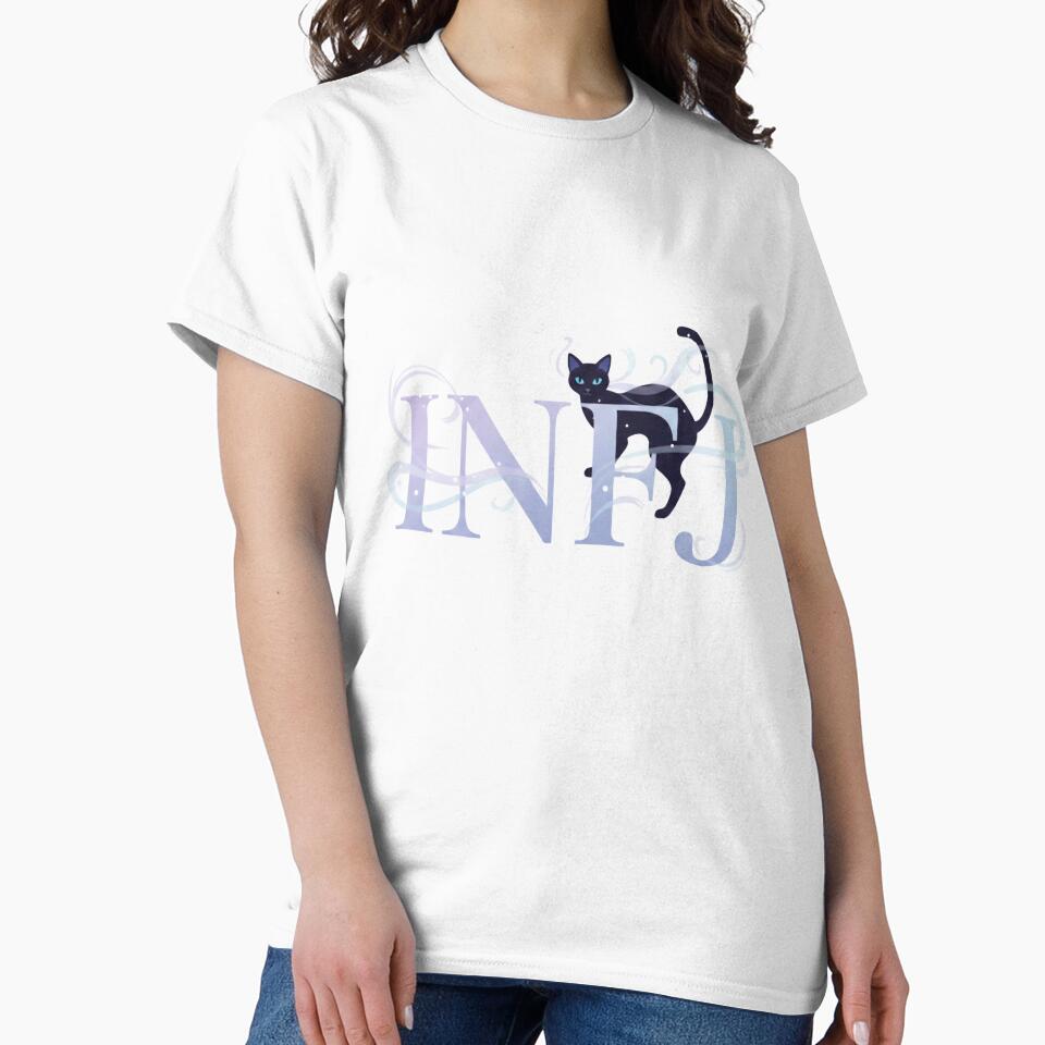INFJ Black Cat by Lavender-Kitty T-Shirts, Hoodie, Sweatshirt | BlankRebels.com (Image 2)