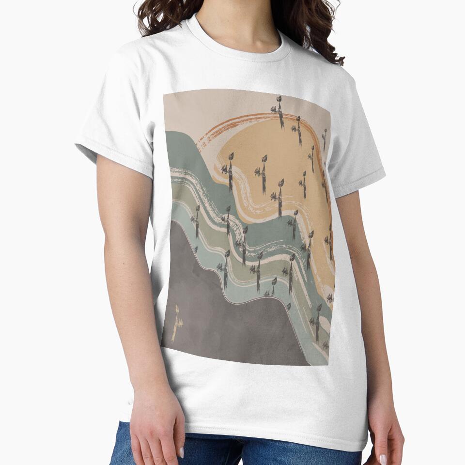 Boho design, watercolor texture by marina ralston T-Shirts, Hoodie, Sweatshirt | BlankRebels.com (Image 2)