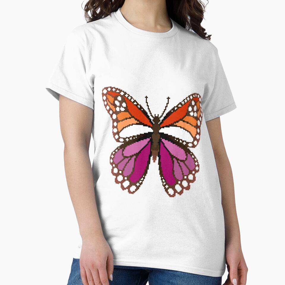 Lesbian Pride Butterfly by MetallicWings15
