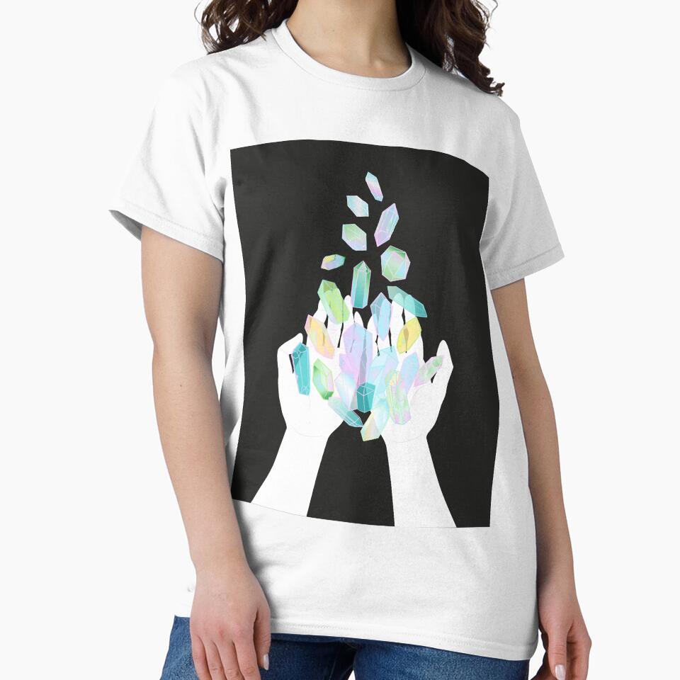 crystal gift with black background by anneamanda T-Shirts, Hoodie, Sweatshirt | BlankRebels.com (Image 2)