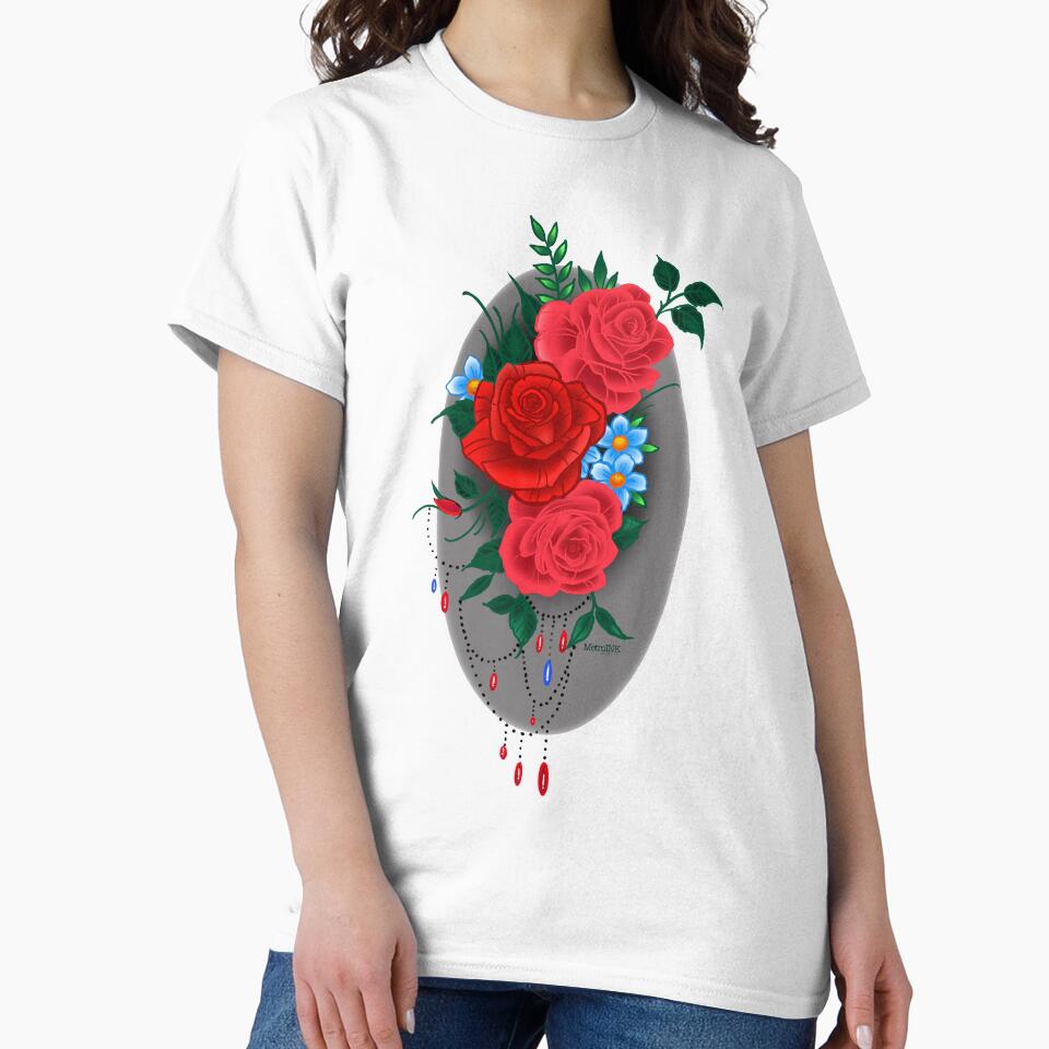 Classic Roses by MetroInk T-Shirts, Hoodie, Sweatshirt | BlankRebels.com (Image 2)