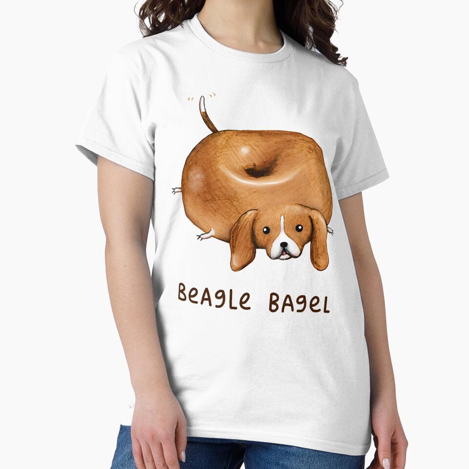 Beagle Bagel by SophieCorrigan T-Shirts, Hoodie, Sweatshirt | BlankRebels.com (Image 2)