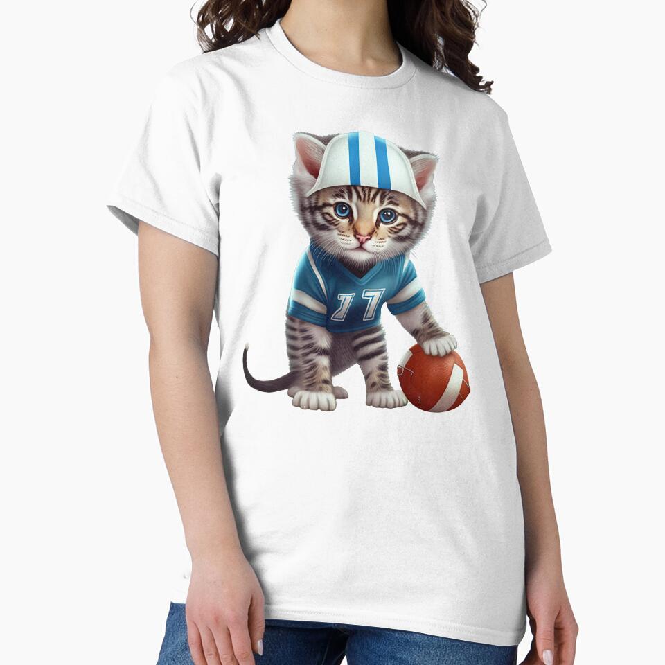 Cat playing football by AnimalArtPhotos
