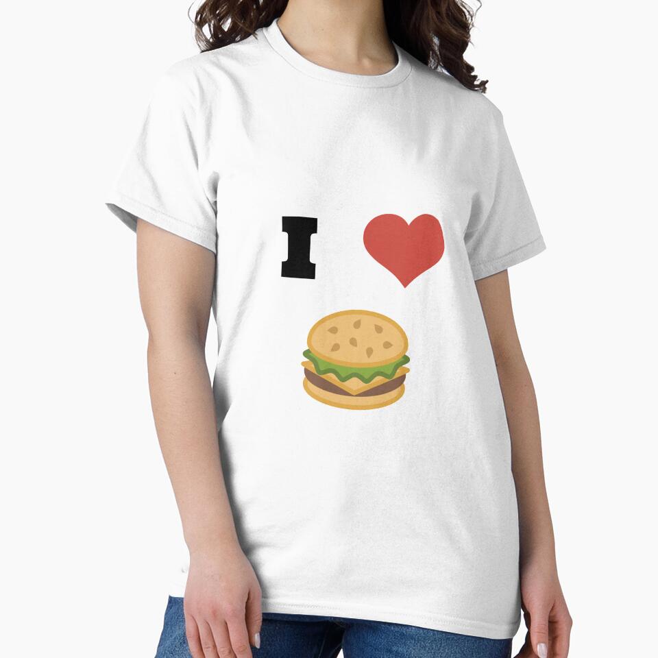 I Love Burgers by  Any Mood Designs T-Shirts, Hoodie, Sweatshirt | BlankRebels.com (Image 2)